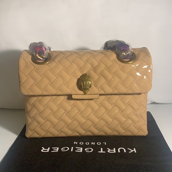 - KURT GEIGER LONDON KENSINGTON LEATHER SHOULDER BAG - Picture 2 of 11